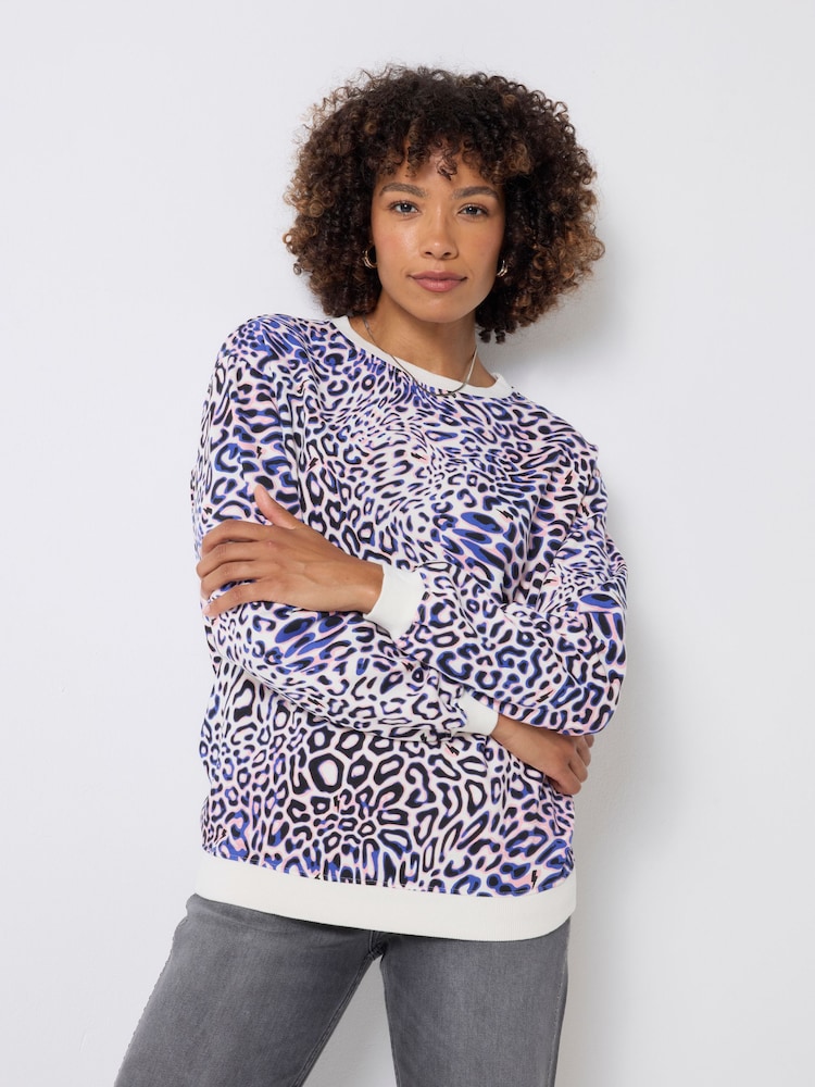 SCAMP & DUDE Cream Oversized Stingray Sweatshirt - Image 1 of 5 SCAMP & DUDE Cream Oversized Stingray Sweatshirt - Image 1 of 5