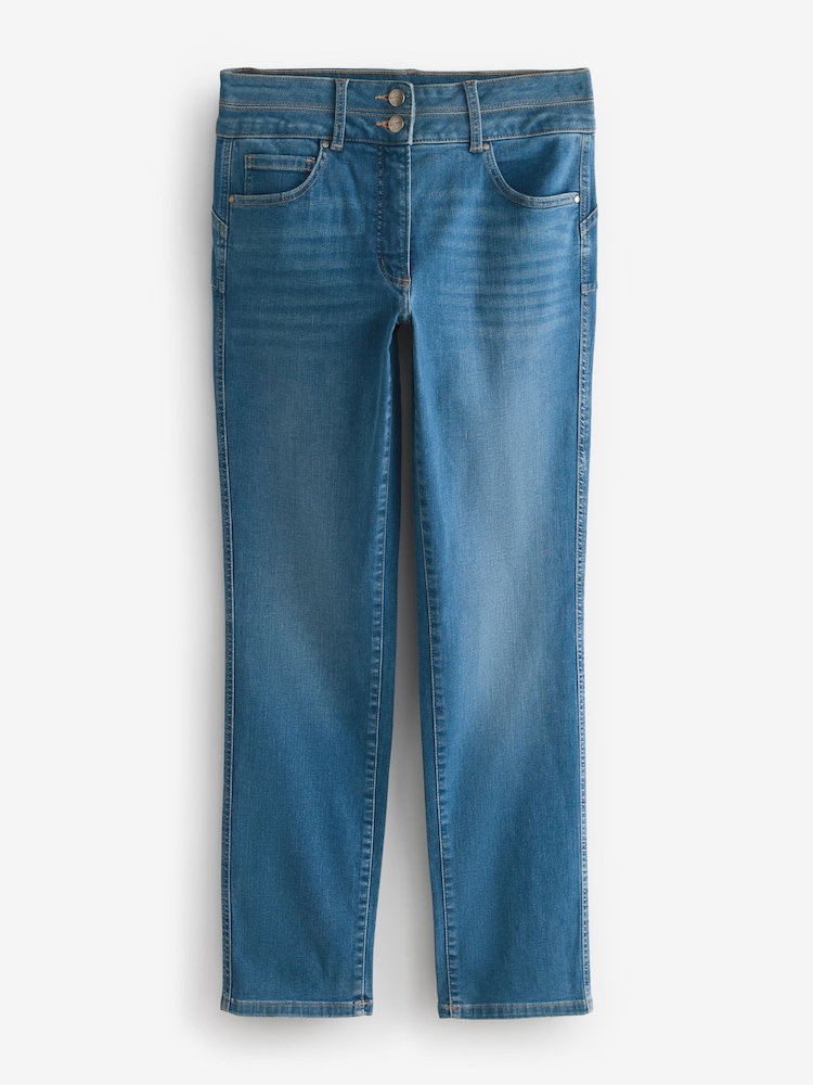 Mid Blue Denim Slim Jeans - Image 1 of 1 Mid Blue Denim Slim Jeans - Image 1 of 1