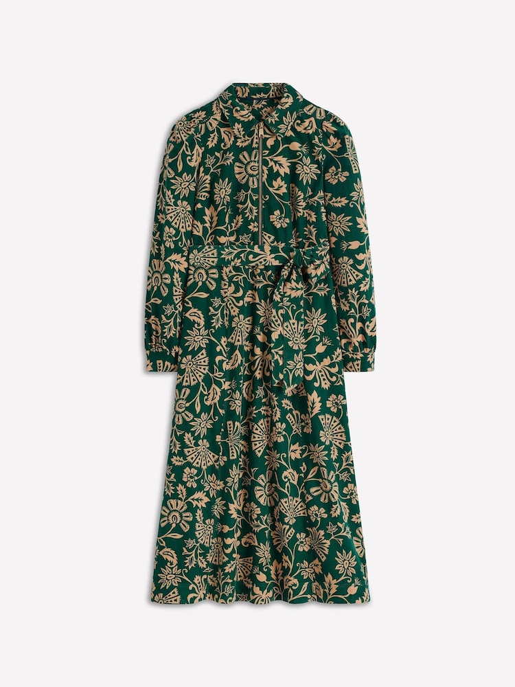 Boden Green Adelaide Zip Cord Midi Dress - Image 5 of 5 Boden Green Adelaide Zip Cord Midi Dress - Image 5 of 5