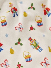 Boden White Nutcracker Snug Long John Pyjamas - Image 3 of 3