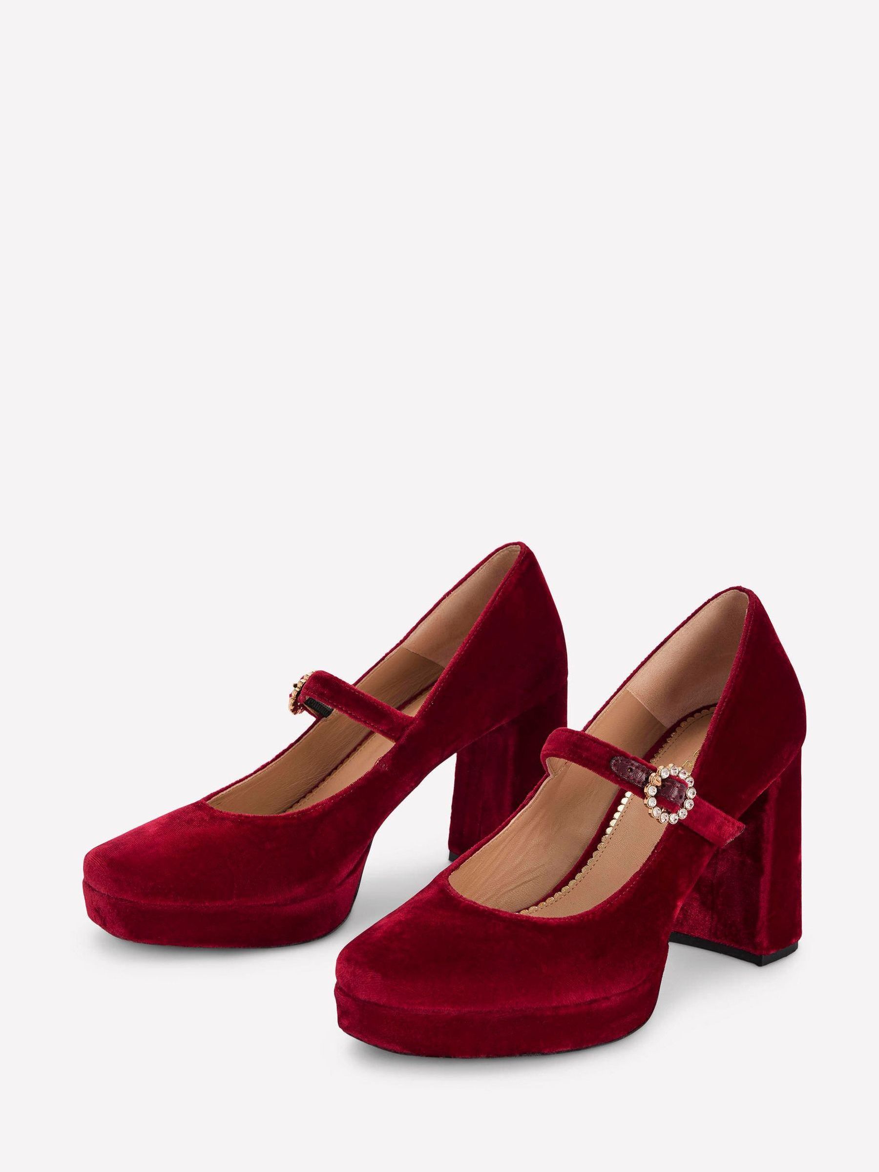 Buy Boden Red Platform Mary Janes Shoes from Next USA