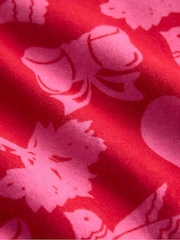 Boden Red Posie Long Sleeve Jersey Dress - Image 3 of 3