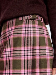 Boden Green Helen Wool Kilt Skirt - Image 5 of 6