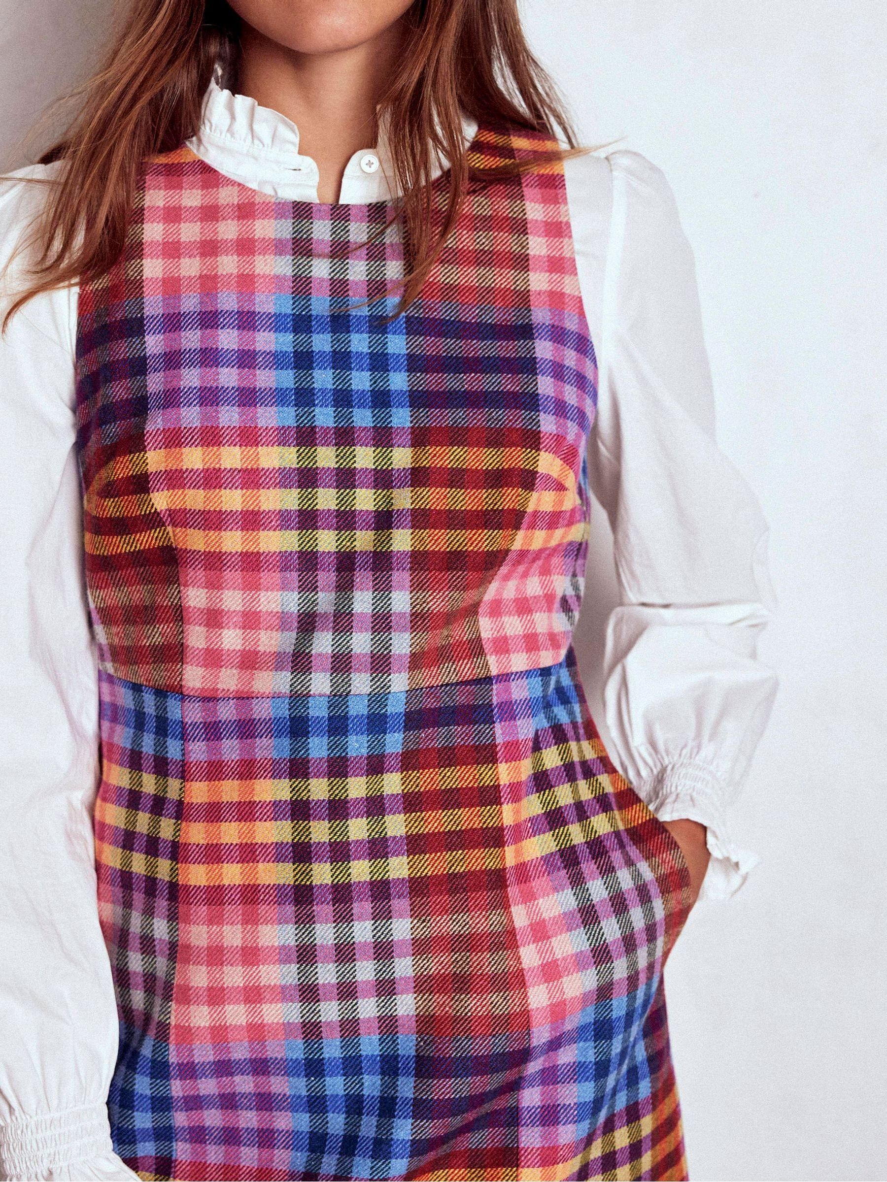 Buy Boden Pink Annie Check Shift Dress from Next USA
