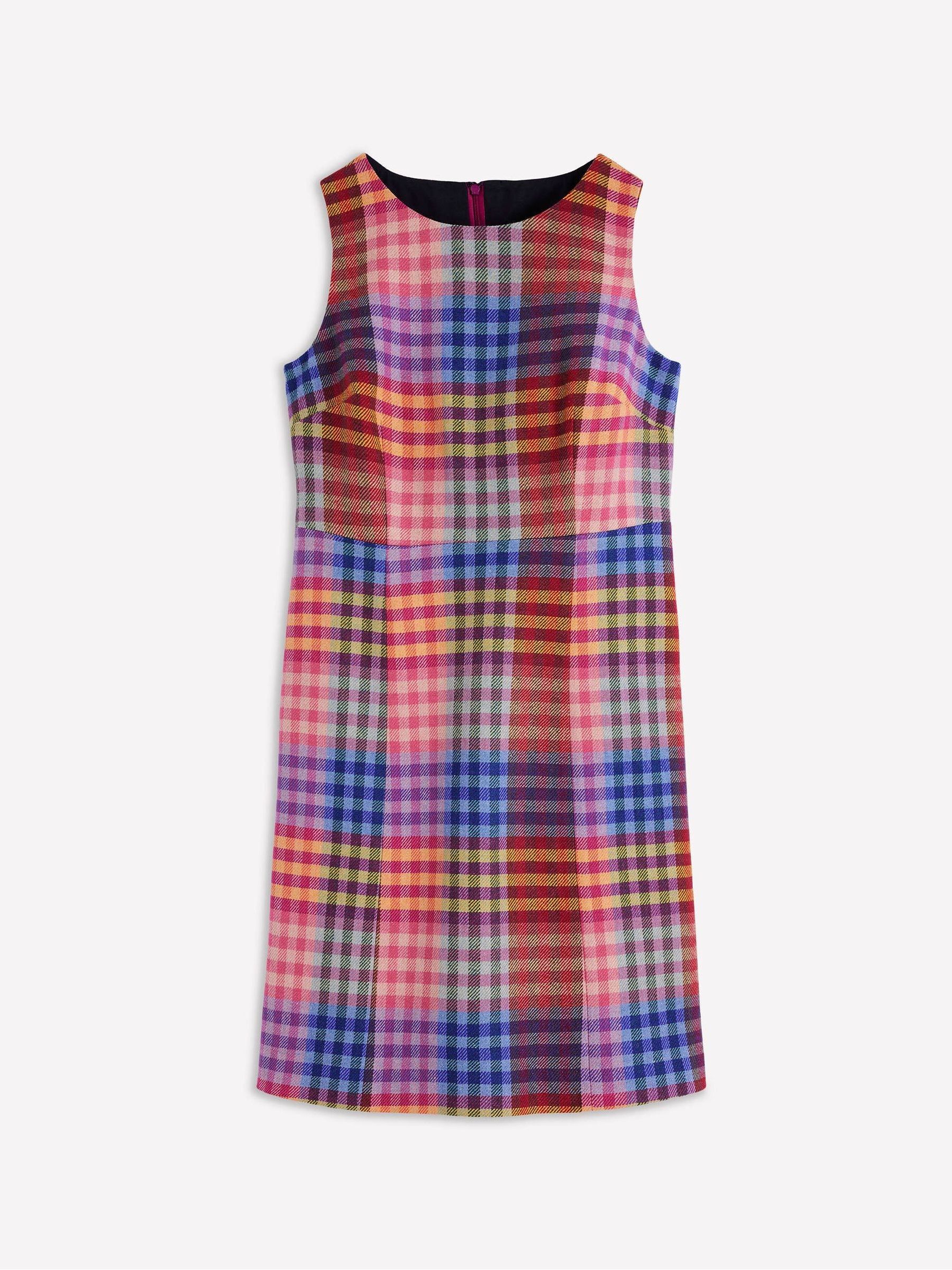 Buy Boden Pink Annie Check Shift Dress from Next USA