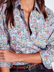 Boden Blue Sienna Cotton Shirt - Image 5 of 6