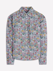 Boden Blue Sienna Cotton Shirt - Image 6 of 6