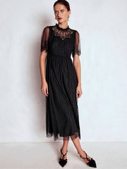 Boden Embroidered Tulle Party Dress - Imagem 2 de 7