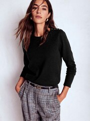 Boden Black Briony Stitch Jumper - Image 1 of 6