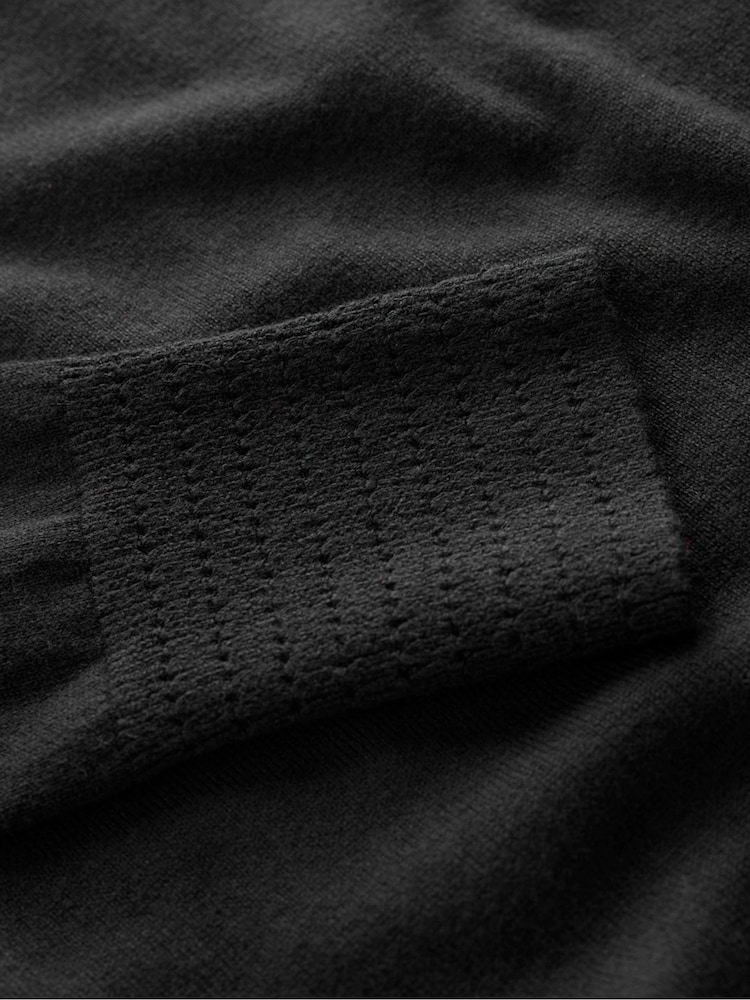 Boden Black Briony Stitch Jumper - Image 6 of 6