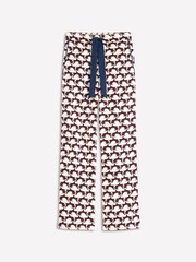Boden Purple Brushed Cotton Pyjama Trousers - Image 6 of 6