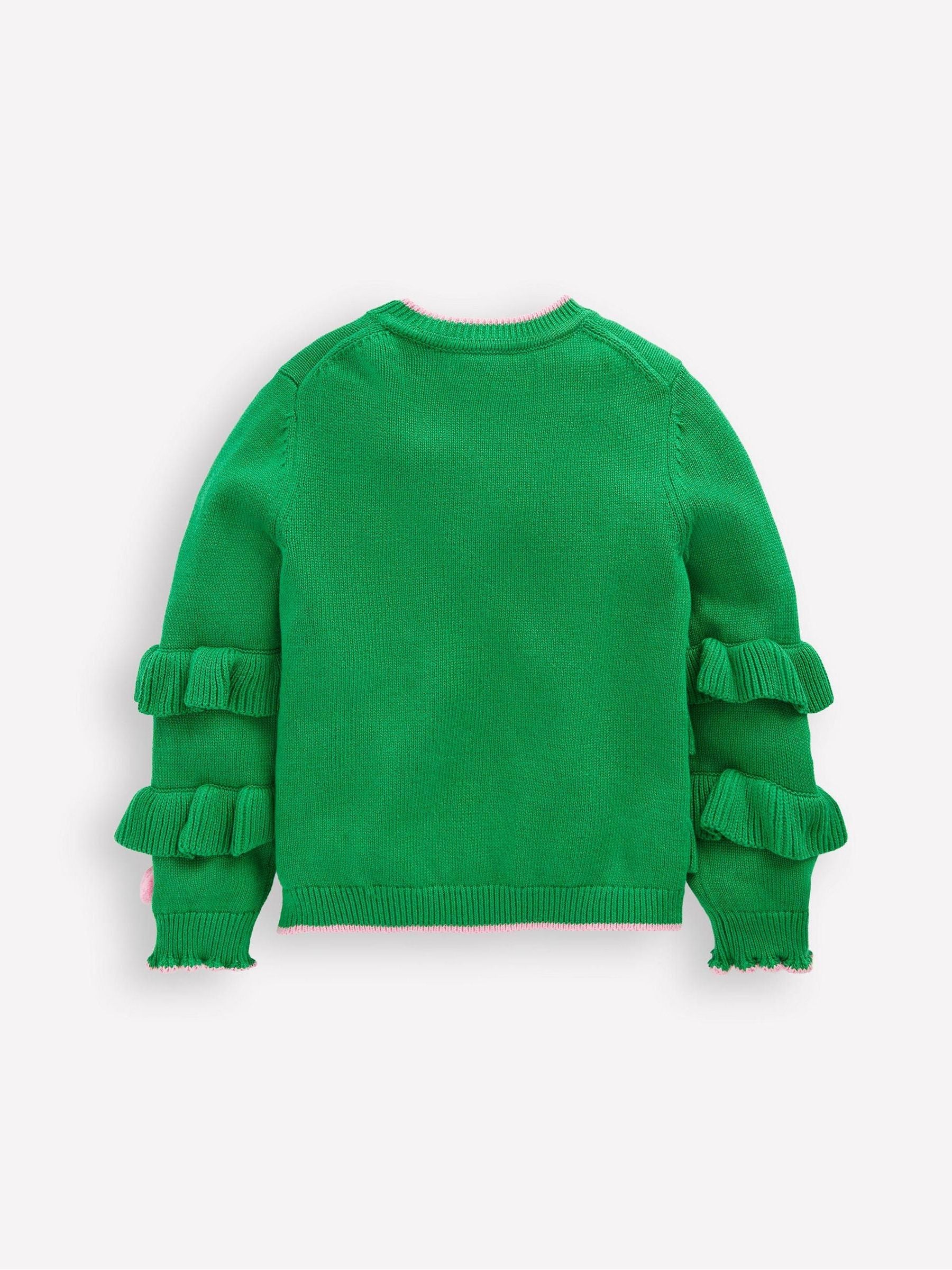 Buy Boden Green Christmas Logo Cardigan from Next USA