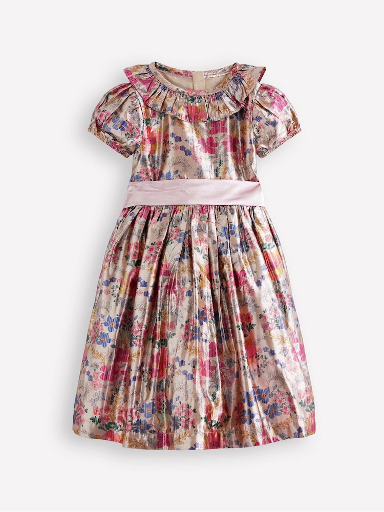 Boden Metallic Fit & Flare Party Dress - Image 1 of 3 Boden Metallic Fit & Flare Party Dress - Image 1 of 3