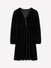 Boden Black Jocelyn Short Velvet Dress - Image 6 of 6