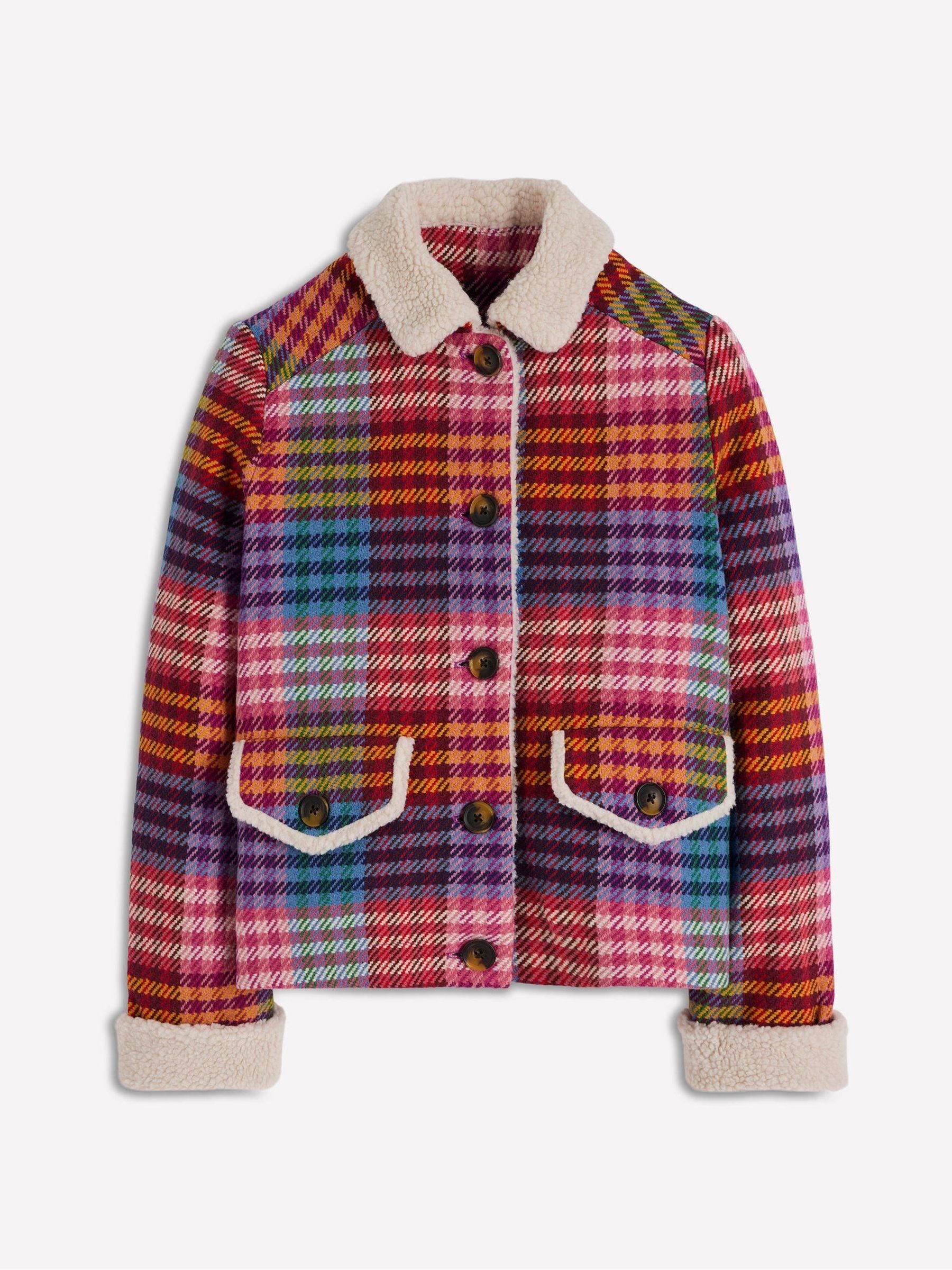 Buy Boden Pink Stirling Short Coat from Next USA