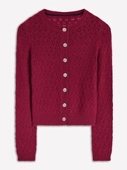 Boden Red Jewel Button Cardigan - Image 5 of 6