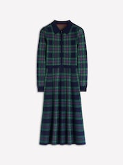 Boden Green Fiona Zip Front Knitted Dress - Image 6 of 6