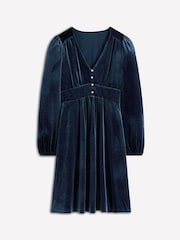 Boden Blue Jocelyn Short Velvet Dress - Image 5 of 5