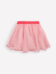 Boden Pink Cherry Appliqué Tulle Skirt - Image 2 of 3