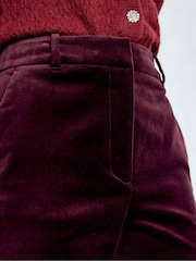 Boden Purple Canonbury Velvet Trousers - Image 2 of 6