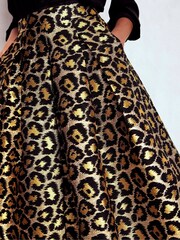 Boden Animal Verity Jacquard Midi Skirt - Image 2 of 5