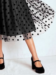 Boden Velvet Bodice Jersey Dress - Imagen 5 de 6