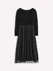 Boden Velvet Bodice Jersey Dress - Imagen 6 de 6