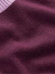 Boden Purple Meg Raglan Sleeve Jumper - Image 6 of 7