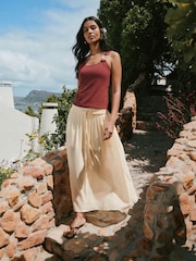 Rust Red Hardware Sleeveless Tank Top - Image 2 of 3