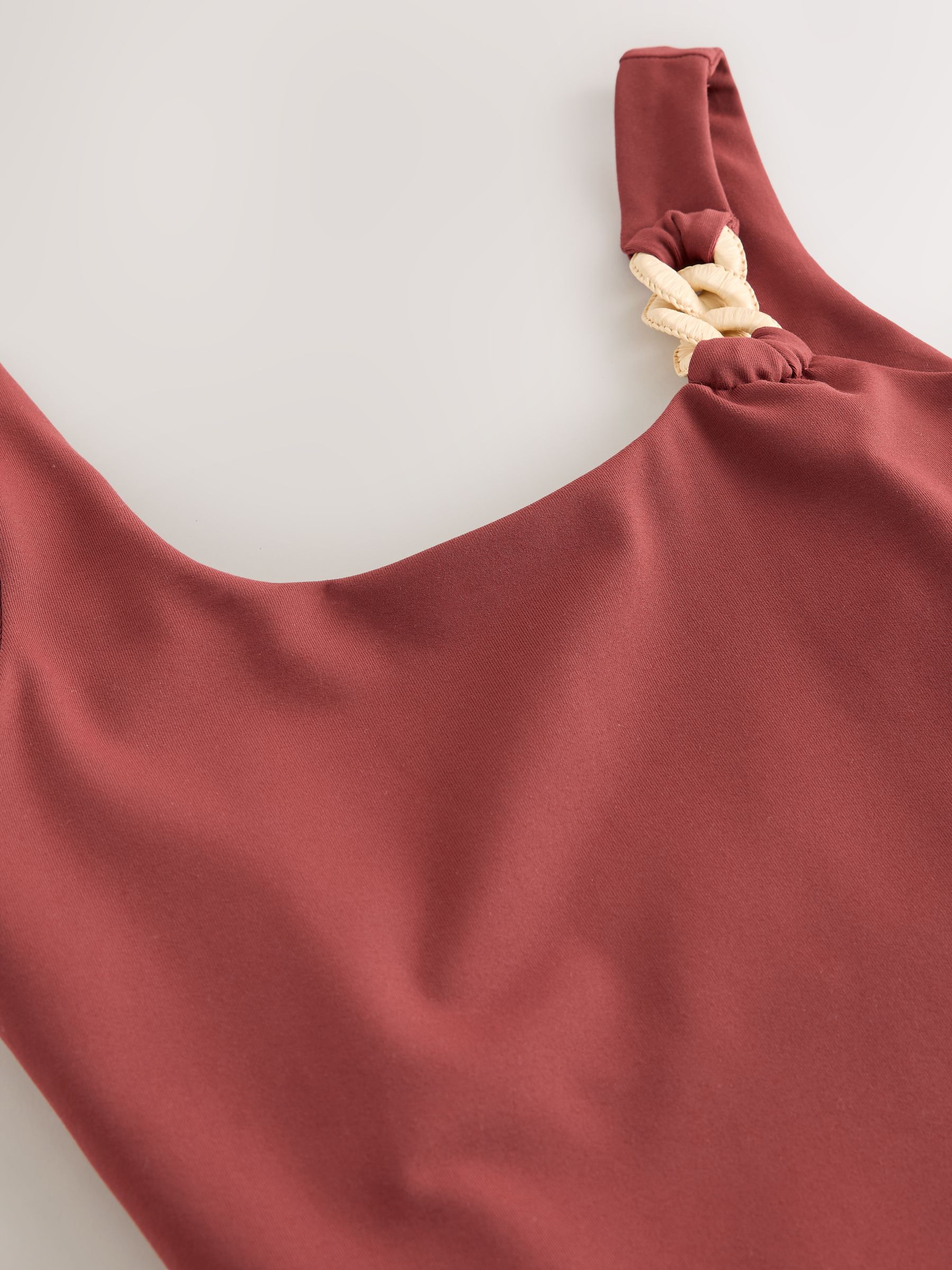 Buy Rust Red Hardware Sleeveless Tank Top from Next USA