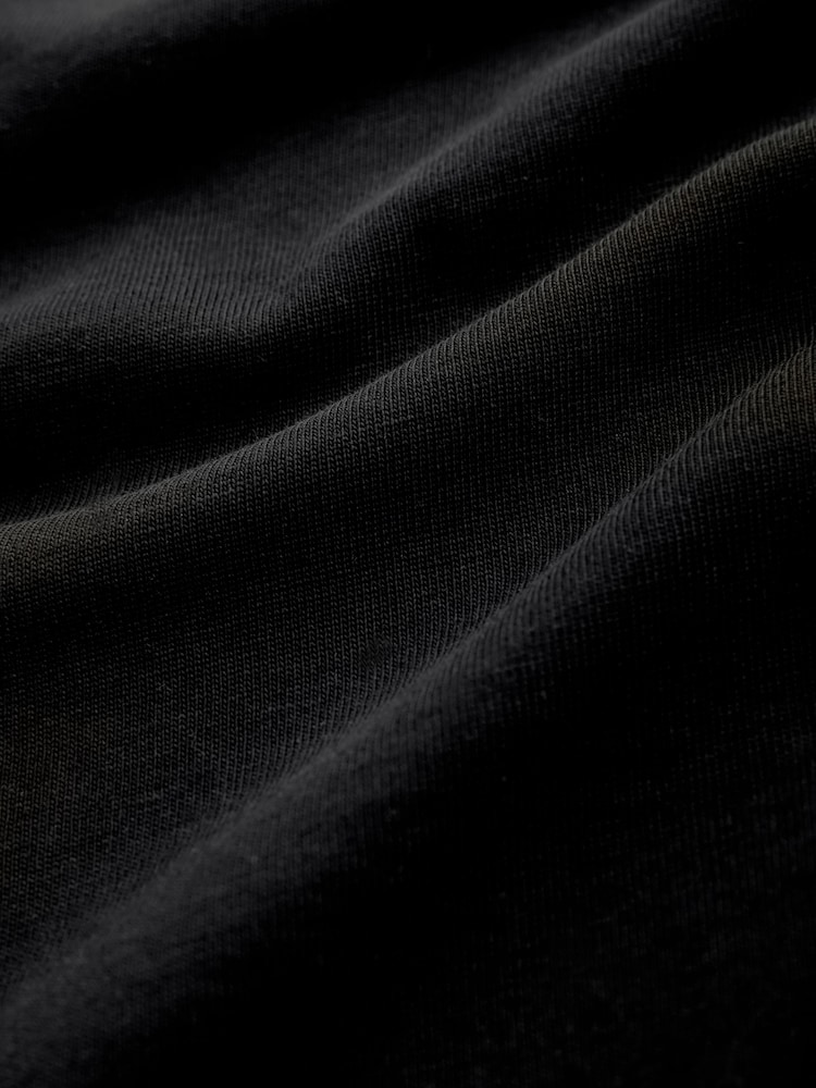 Black License Rolling Stones Plain Embroidered T-Shirt - Image 7 of 7