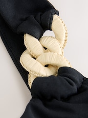 Black Hardware Sleeveless Tank Top - Image 6 of 7