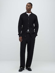 River Island Black Knitted Button Up Cardigan - Image 2 of 4