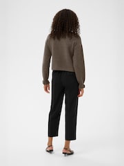 Kaffe Courson Long Sleeve Knit Brown Cardigan - Image 3 of 6