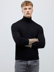 Suéter de corte slim con cuello vuelto de River Island - Imagen 1 de 4