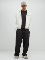 Moletom com zíper oversized River Island Ame Le Nuit - Imagem 3 de 4