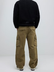 River Island Green Super Baggy Trousers - Image 2 of 4