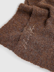 River Island Brown Boucle Scarf - Image 2 of 4