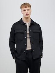 River Island Black Faux Suede Overshirt - Image 2 of 4
