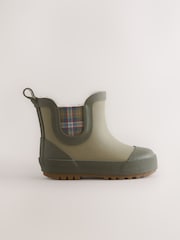 Khaki/Green Warm Lined Ankle Wellies - Image 2 of 5