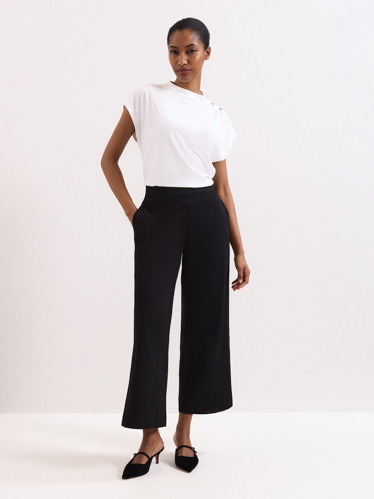 Phase Eight Black Sylvie Trousers - Image 1 of 6