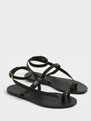 Manebi Canyon Leather Black Sandals - Image 1 of 1