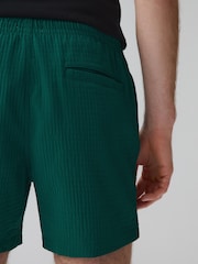 Verde de tennis - Shorts de baño con textura de gofre de 5 pulgada - Imagen 5 de 8
