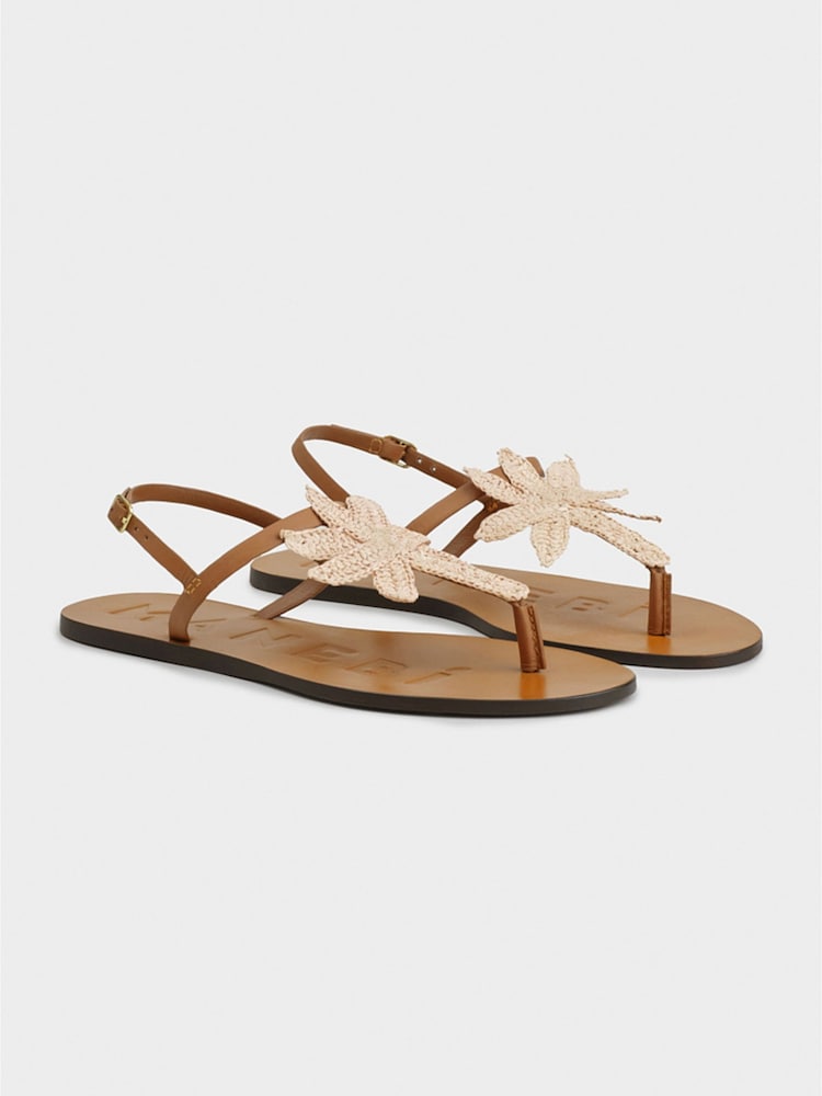 Manebi Cream Canyon Leather Sandals - Image 3 of 3