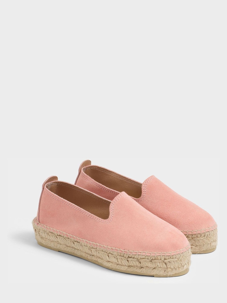 Manebi Pink Hamptons Double Sole Espadrilles - Image 1 of 1 Manebi Pink Hamptons Double Sole Espadrilles - Image 1 of 1