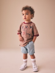 Brown Duck Short Sleeve Graphic T-Shirt (3mths-7yrs) - Image 2 of 7