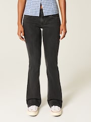 Hollister Bajo Rise Bootcut Flare Black Jeans - Imagen 2 de 4