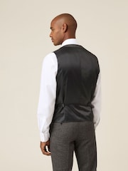 Skopes Grey Fox Textured Suit Waistcoat - Image 2 of 4