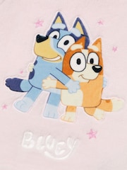 Vanilla Underground Pink Bluey Fleece Long Sleeve Long Leg Pyjamas Set - Image 5 of 6