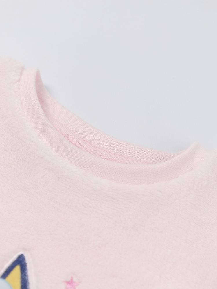 Vanilla Underground Pink Bluey Fleece Long Sleeve Long Leg Pyjamas Set - Image 6 of 6